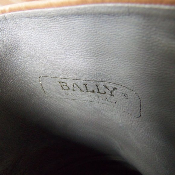 New Bally Pull On Boots Tan Leather Made in Italy sz 7.5 - Picture 14 of 16